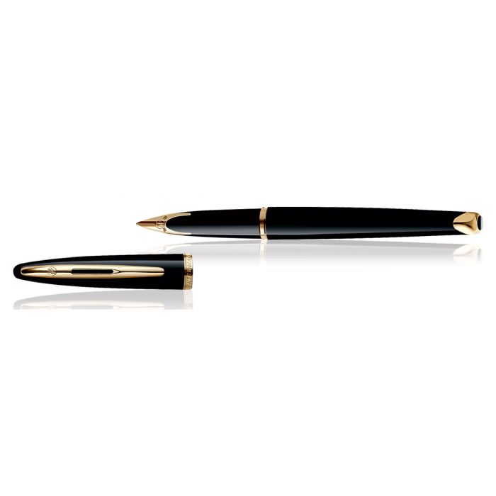 Waterman Carene Black Sea Gold Trim  Fountain Pen Fine Nib