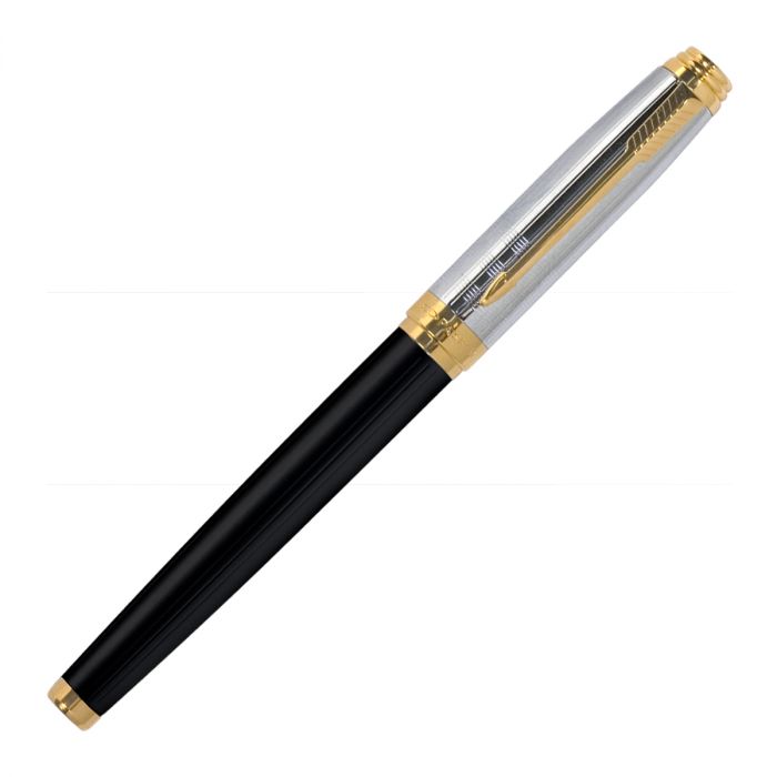 Parker Ambient Deluxe Black Gold Trim Fountain Pen Pen(Fine Nib)