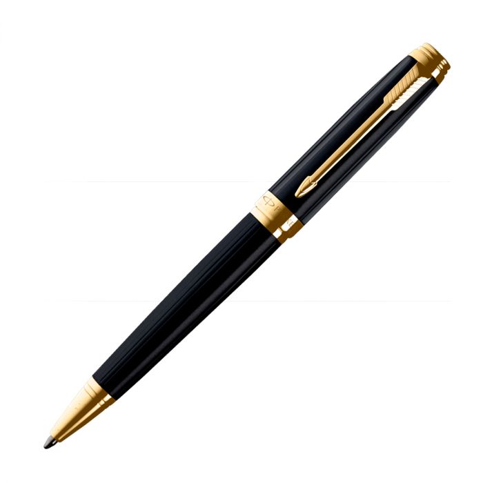 Parker Ambient Laque Black Gold Trim Ball Pen