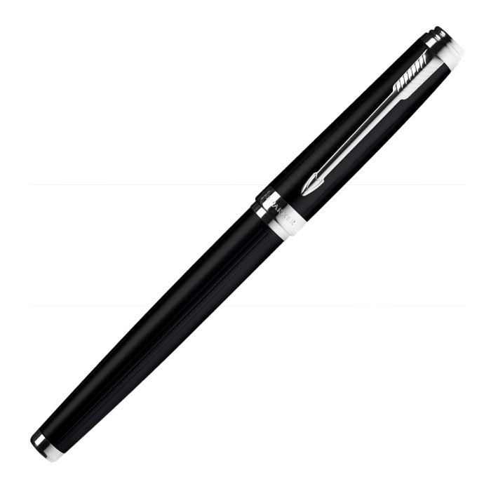 Parker Ambient Laque Black Chrome Trim Fountain Pen  (Fine Nib)