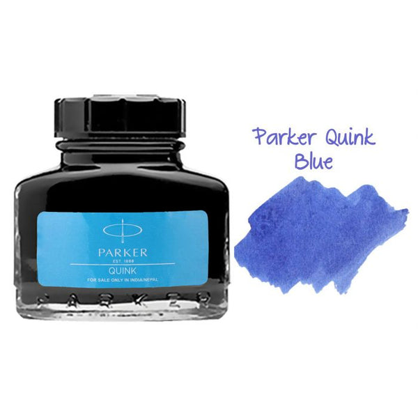 Parker Quink Bottle Blue Ink Color