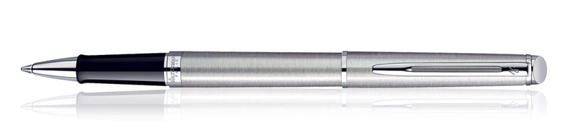Waterman Hemisphere  Stainless Steel  Chrome Trim  Roller Ball Pen