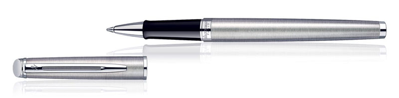 Waterman Hemisphere  Stainless Steel  Chrome Trim  Roller Ball Pen