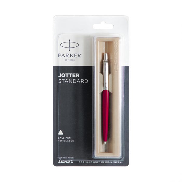 Parker Jotter Standard Ball Pen Red Body Color