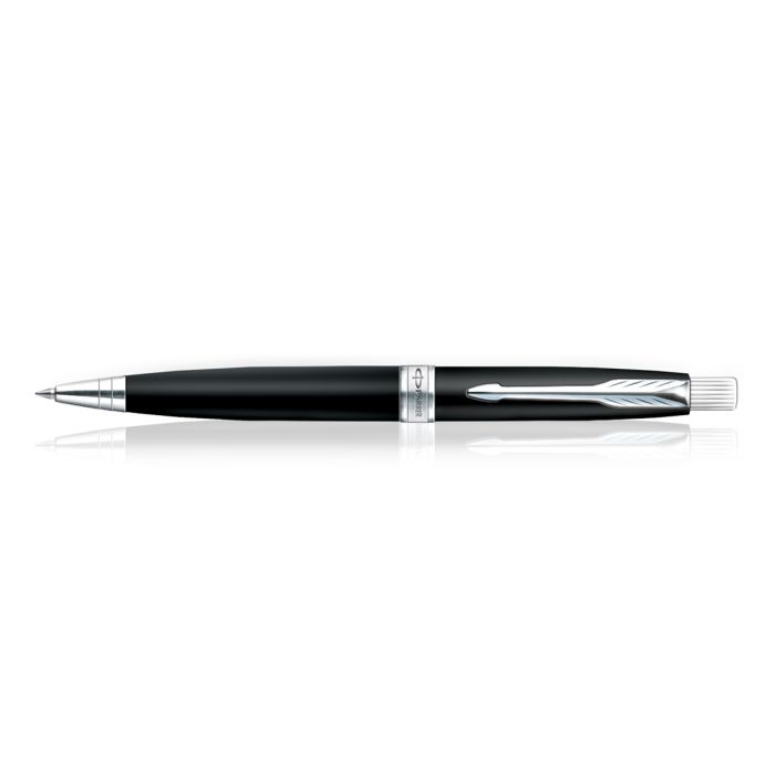 Parker Aster Matte Black Chrome Trim Ball Pen