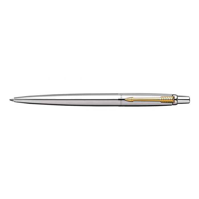 Parker Jotter Stainless Steel Gold Trim Ball Pen