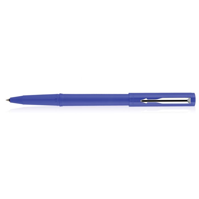 Parker Beta Standard Roller Ball Pen Chrome Trim Light Blue Body Color