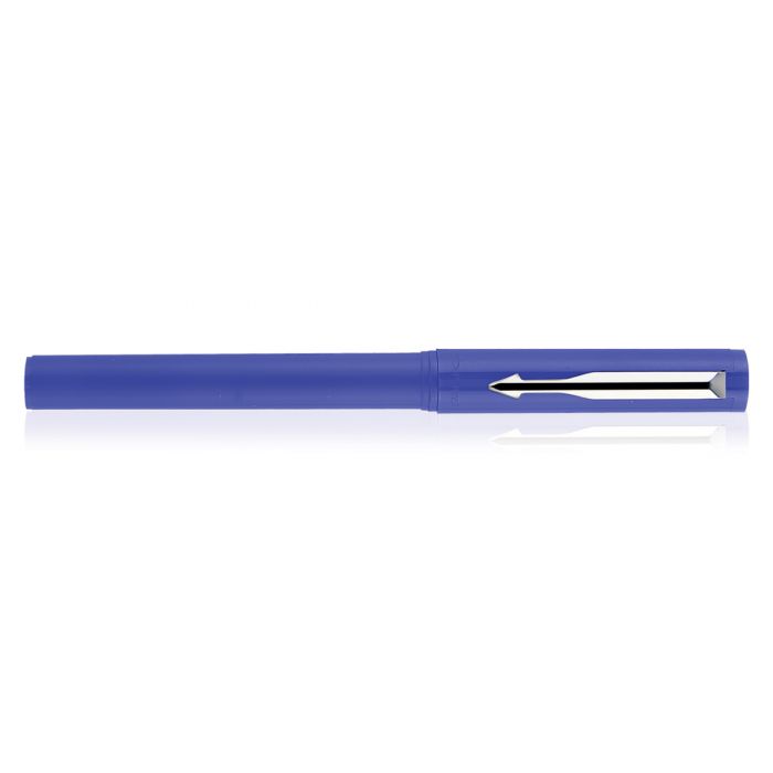 Parker Beta Standard Roller Ball Pen Chrome Trim Light Blue Body Color