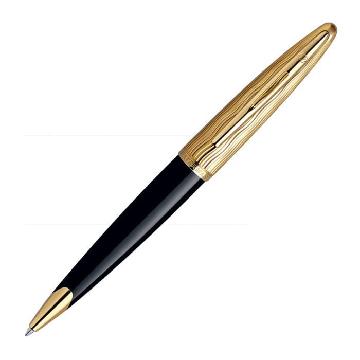 Waterman Carene Essential Black & Gold,Gold Trim  Ball Pen