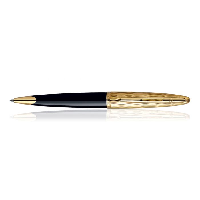 Waterman Carene Essential Black & Gold,Gold Trim  Ball Pen