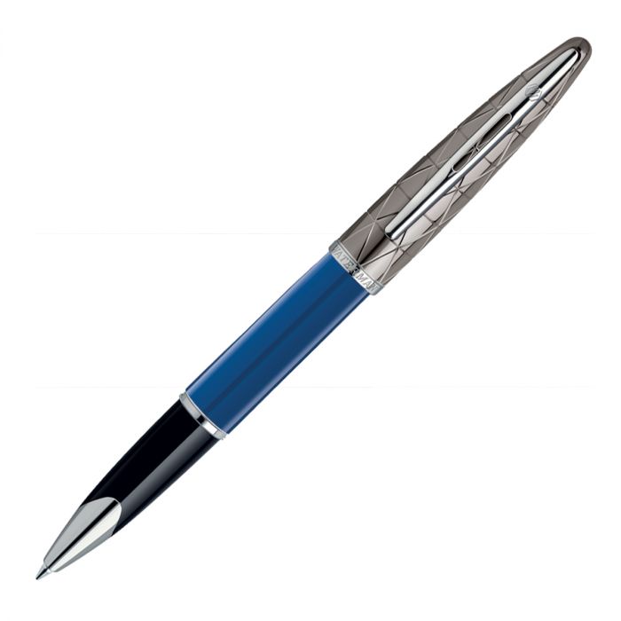 Waterman Carene Contemporary Blue & Gun Metal St Roller Ball Pen