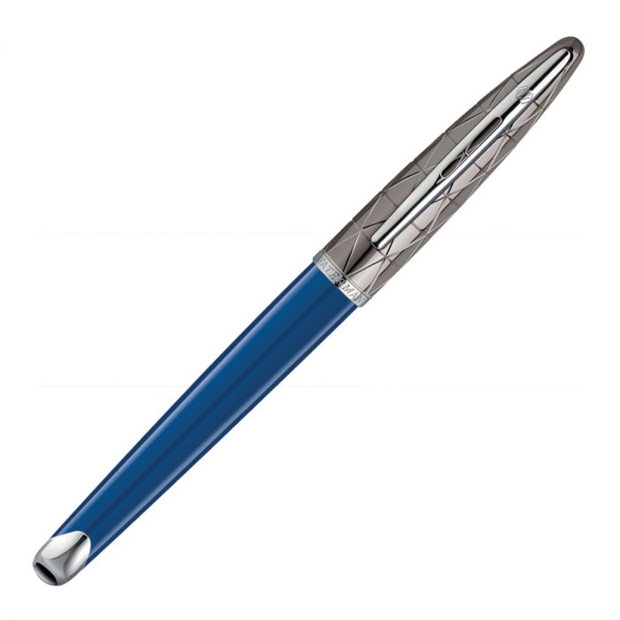 Waterman Carene Contemporary Blue & Gun Metal St Roller Ball Pen