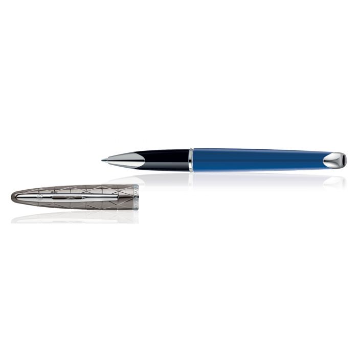 Waterman Carene Contemporary Blue & Gun Metal St Roller Ball Pen