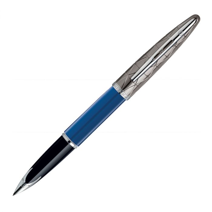 Waterman Carene Contemporary Blue & Gun Metal St Fountain Pen