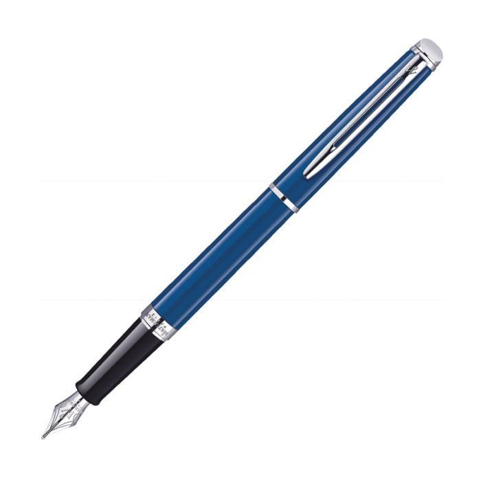 Waterman Carene Contemporary Blue & Gun Metal St Fountain Pen