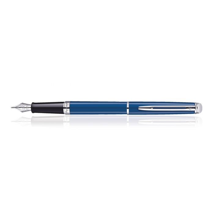 Waterman Carene Contemporary Blue & Gun Metal St Fountain Pen