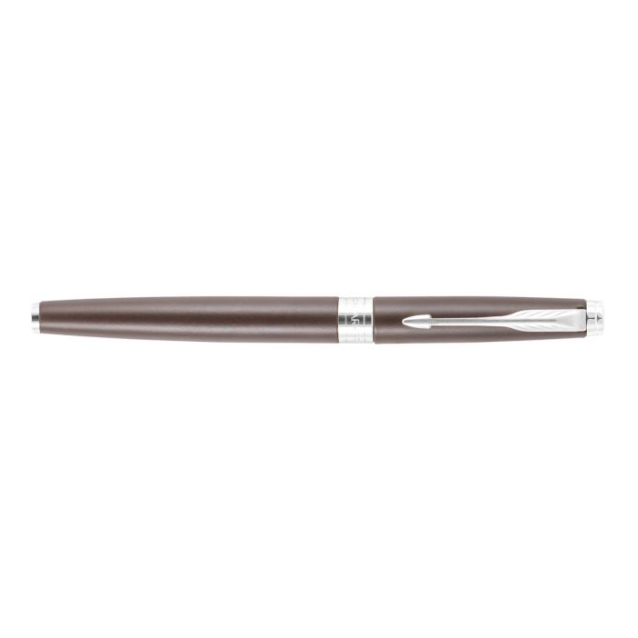 Parker Aster Matte Brown Chrome Trim Roller Ball Pen