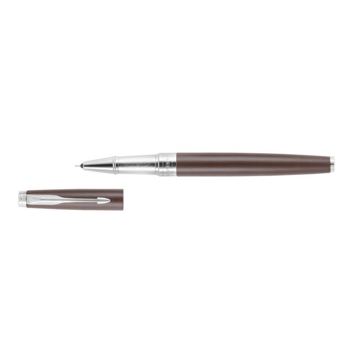 Parker Aster Matte Brown Chrome Trim Roller Ball Pen