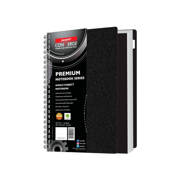 Luxor Single Ruled Note Book A5-160 Pages, 14.0*21.6 cm