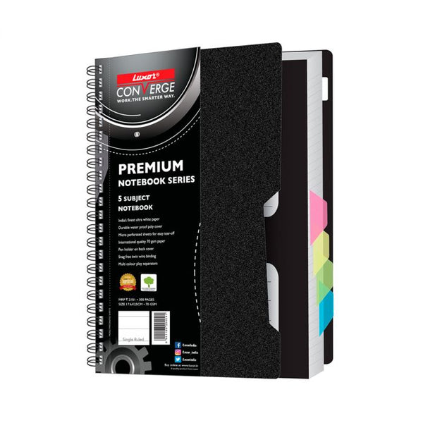 Luxor Single Ruled Notebook B5-300 Pages, 17.6*25.0 cm