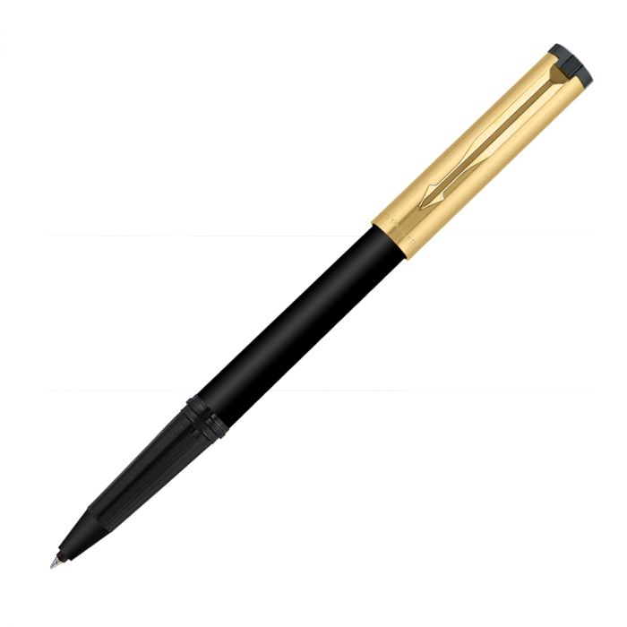 Parker Beta Premium Roller Ball Pen Gold Trim Gold Finish Cap