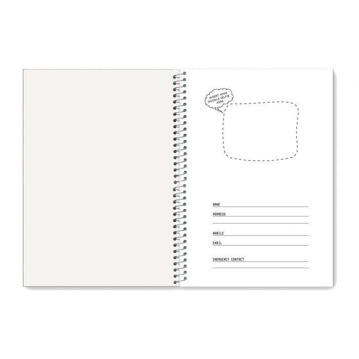 Luxor 5 Subject Spiral Premium Exercise Notebook, Single Ruled - (21cm x 29.7cm), 250 Pages-Cubes