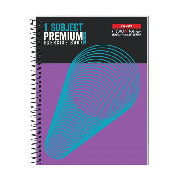 Luxor Exercise Notebook-Spiral, A4 Notebook Ruled 160 Pages , 20.3*26.7cm