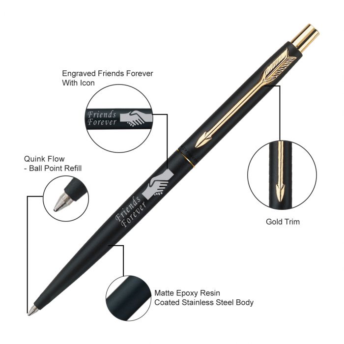 Parker Friends Forever Special Edition_Parker Classic Ball Pen With Gold Trim