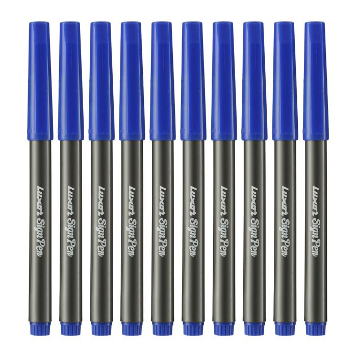 Luxor Sign Pen - Blue -Pack Of 10
