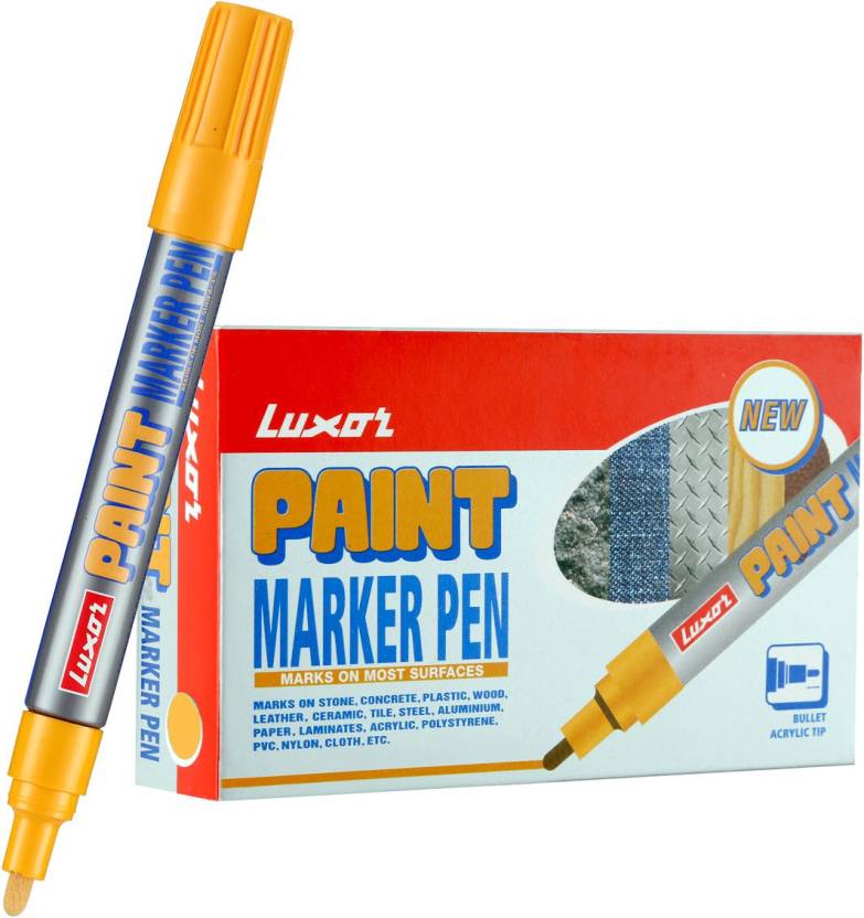 Luxor Paint Marker - Yellow - Box Of 10