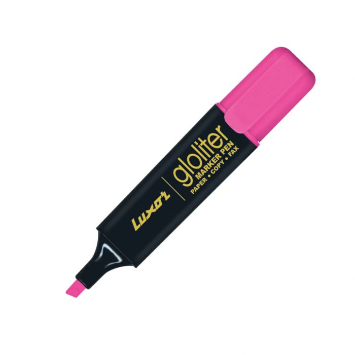 Luxor Highlighter - Pink - Box Of 10