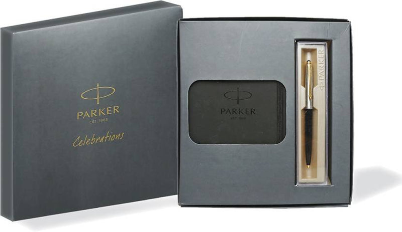 Parker Pen Gift Set Jotter Ballpoint Medium Blue Ink Fountain Pen With M  Round Ball Nib Stainless Steel Body Arrow Clip Graduation Promotion - Etsy  Norway