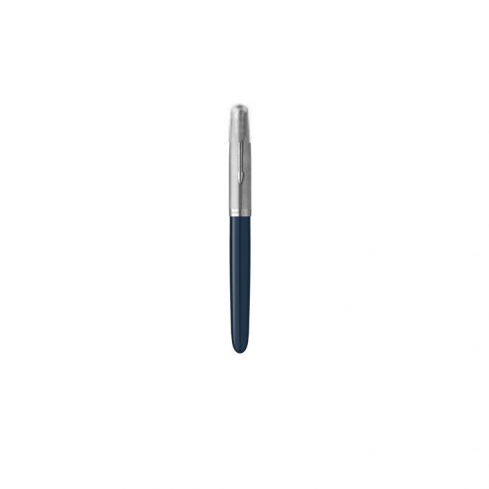 PARKER 51 MIDNIGHT BLUE CHROME TRIM FOUNTAIN PEN (FINE TRIM)