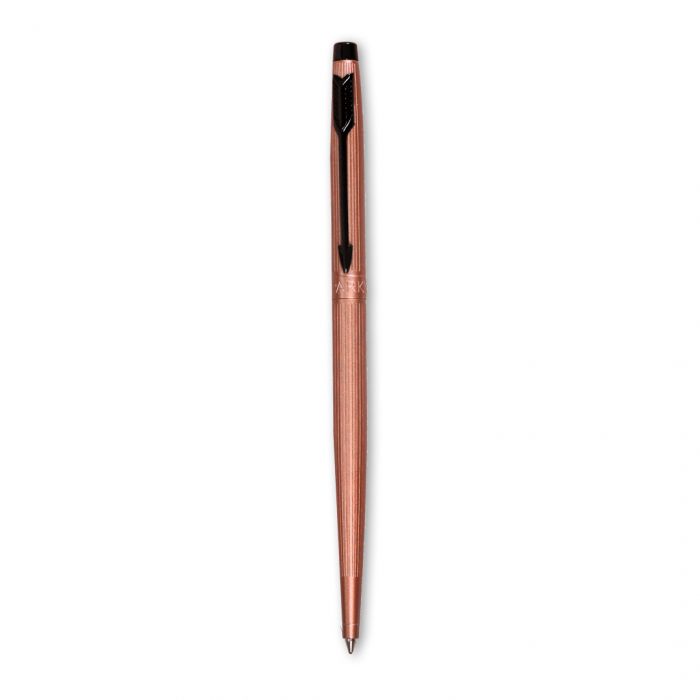 Parker Insignia Rose Gold Black Metal Trim Ball Pen