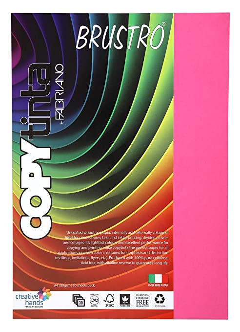 Brustro Copy Tinta A4 Fucsia (Pack of 1)