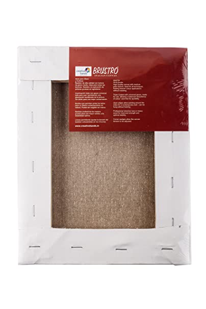 Brustro Stretched Canvas (Regular) 24"X24" (Pack Of 2)