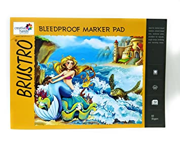 Brustro Bleedproof Marker Pad 70 GSM A3 ( Contains 50 Sheets )