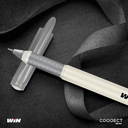 WIN Connect Ball Pens Set | 20 Pens (10 Blue Ink & 10 Black Ink) | Diamond Cut Tip | 0.7mm Tip | Ball Pen for Exams | Smudge Free Writing | Ideal fo Students & Professionals Stationery