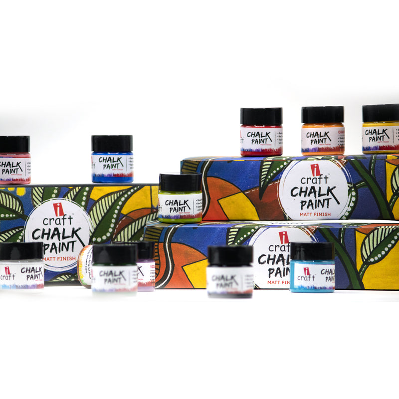 iCraft Chalk Paint Set-12 Shades