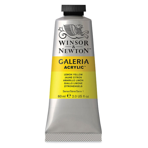 Winsor & Newton Galeria Acrylic Colour - Tube of 60 ml- Lemon Yellow (346)