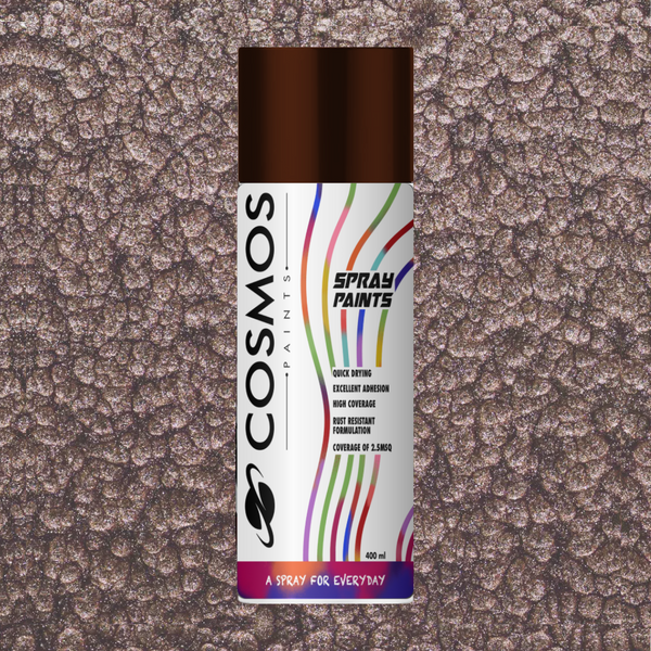 Cosmos Paints - Spray Paints in Hammertone Brown 400ml