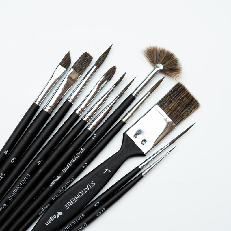 Stationerie Lite Series - Mixed Brush Set of 11 - Artikate Exclusive