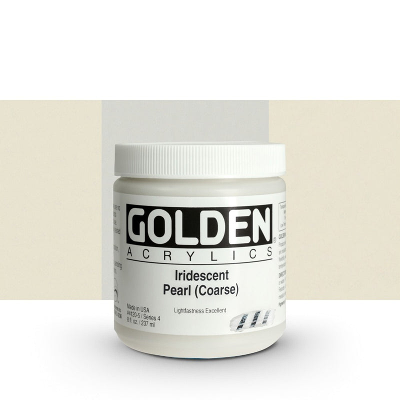 Golden Heavy Body Acrylic Paints 236ML Irisdescent Pearl (Coarse)