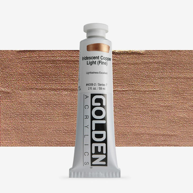 Golden Heavy Body Acrylic Paints 59ML Irisdescent Copper Light (Fine)