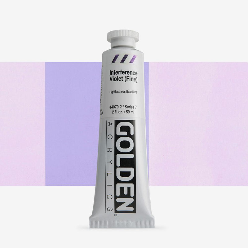 Golden Heavy Body Acrylic Paints 59ML Interference Violet (Fine)