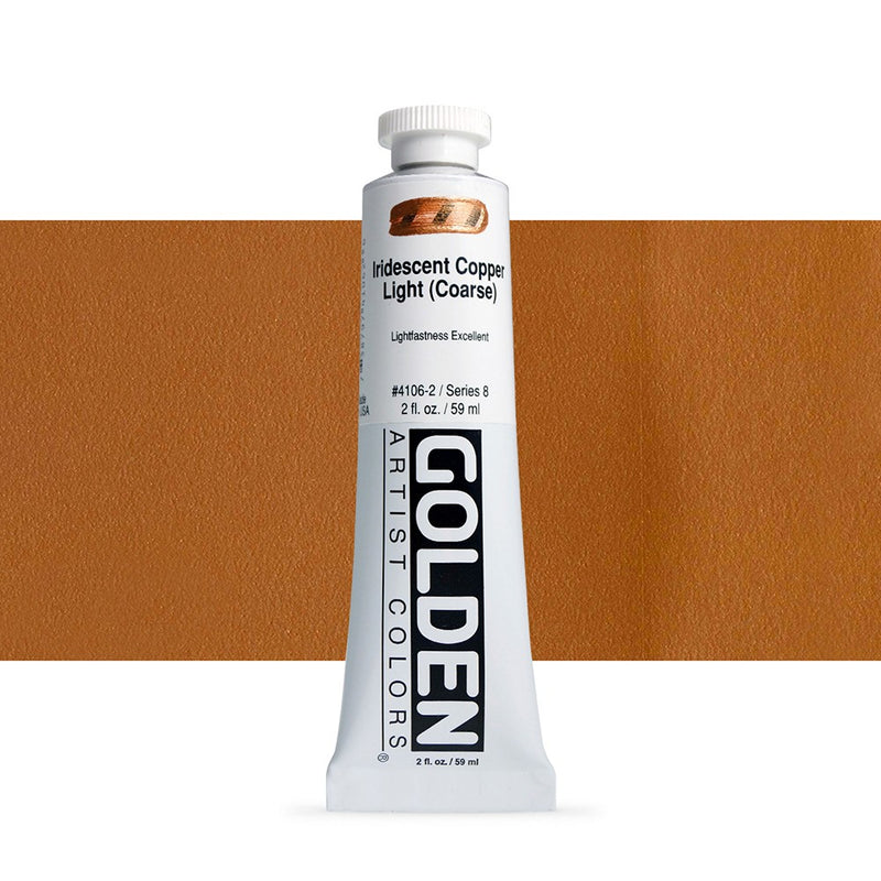 Golden Heavy Body Acrylic Paints 59ML Irisdescent Copper Light (Coarse)