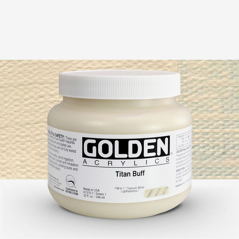 Golden Heavy Body Acrylic Paints 946ML Titan Buff