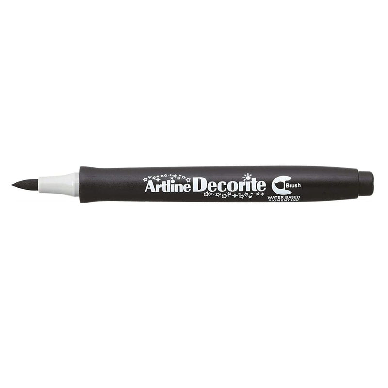 Artline Decorite Mettalic Brush Marker -Black