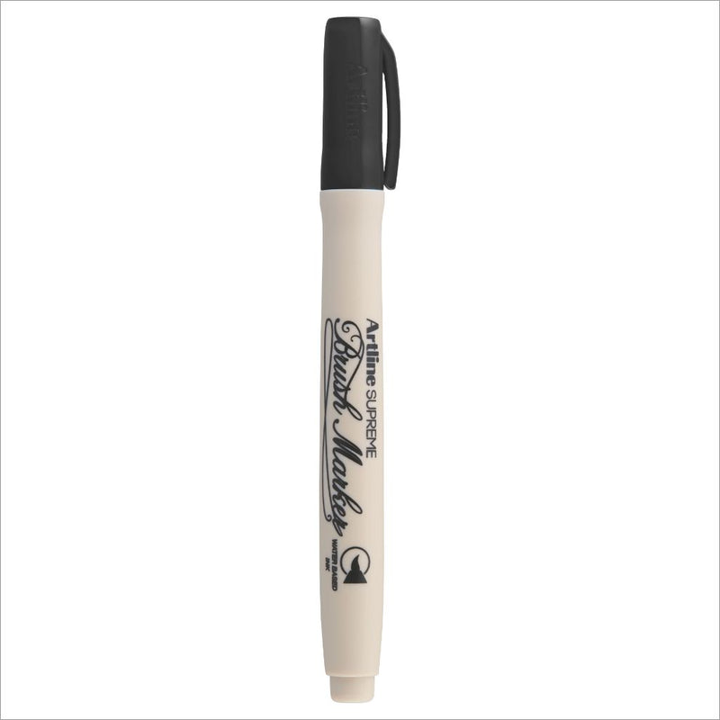 Artline Supreme Brush Marker Black