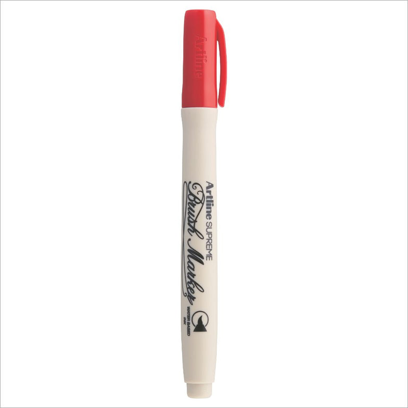 Artline Supreme Brush Marker Red